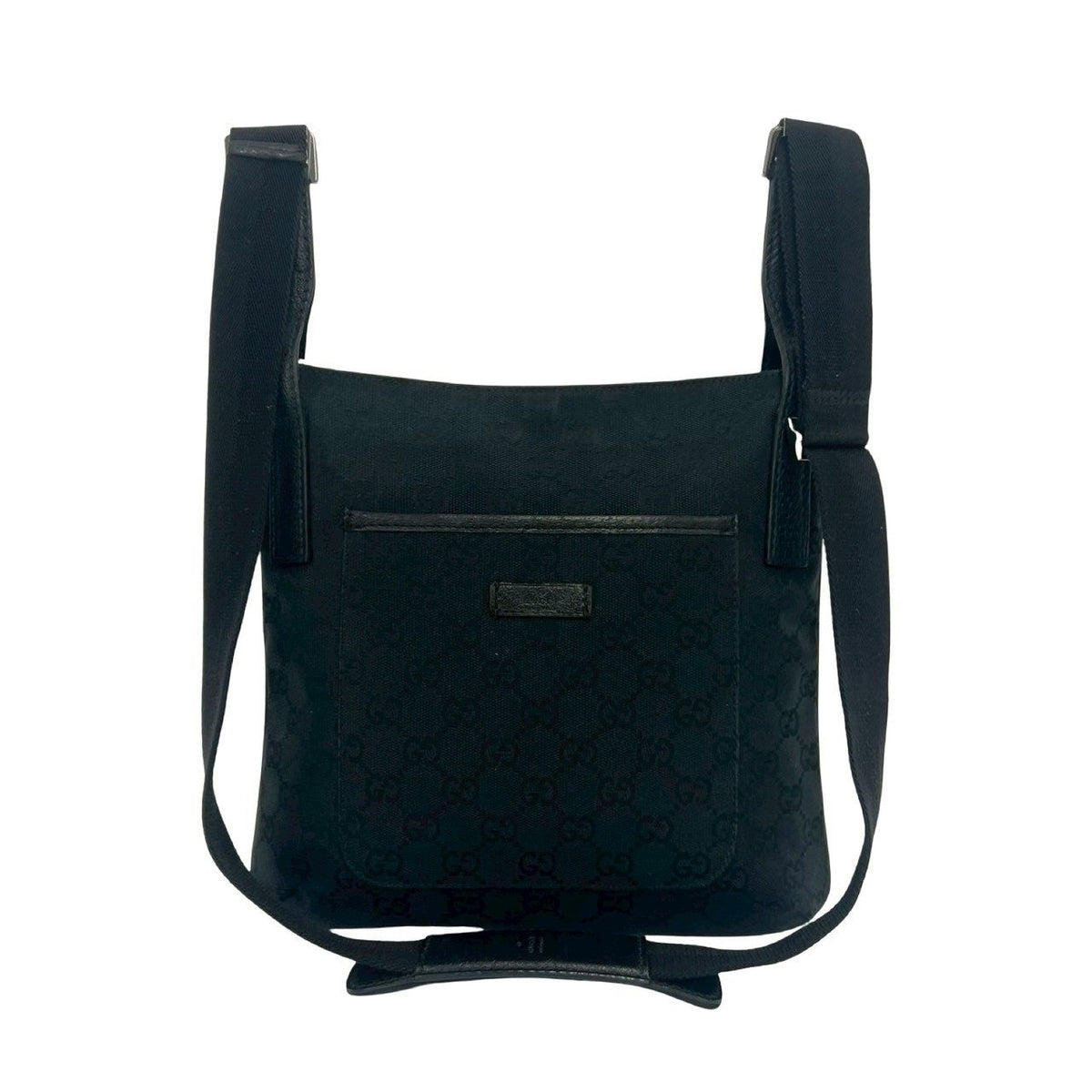 Gucci GG Canvas Leather Shoulder Bag