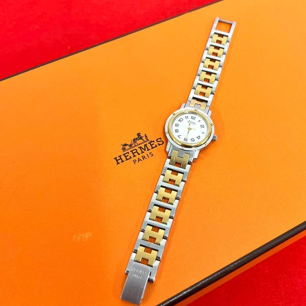 Hermes Clipper Stainless Steel Quartz