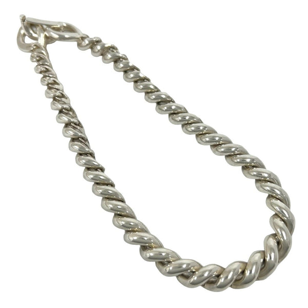 Hermes Torsade MM Silver Necklace