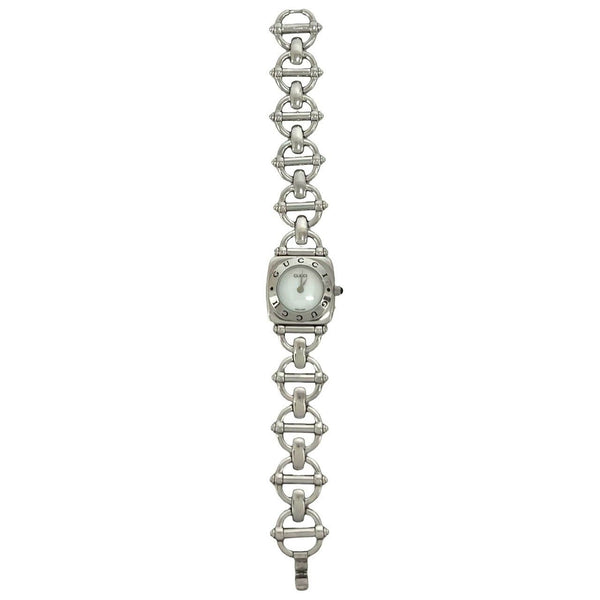 Gucci Horsebit Chain Stainless Steel Quartz Wristwatch