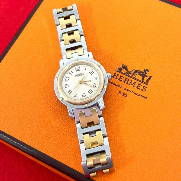 Hermes Clipper Stainless Steel Quartz