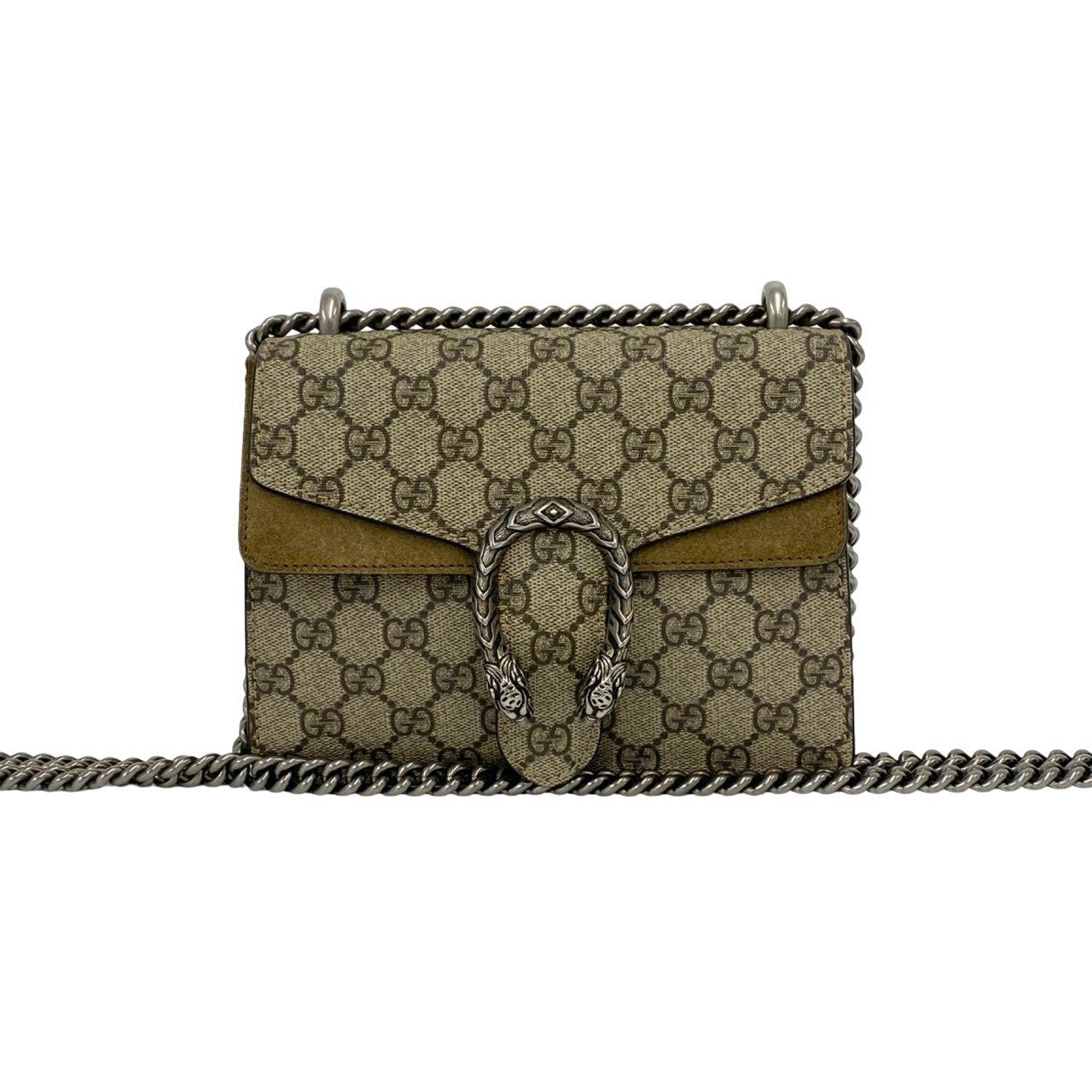 Gucci Dionysus GG Supreme Leather Shoulder Bag