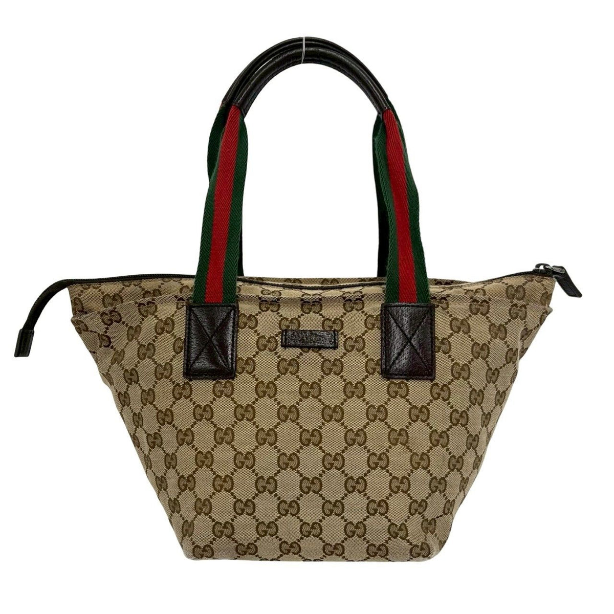 Gucci GG Canvas Leather Handbag
