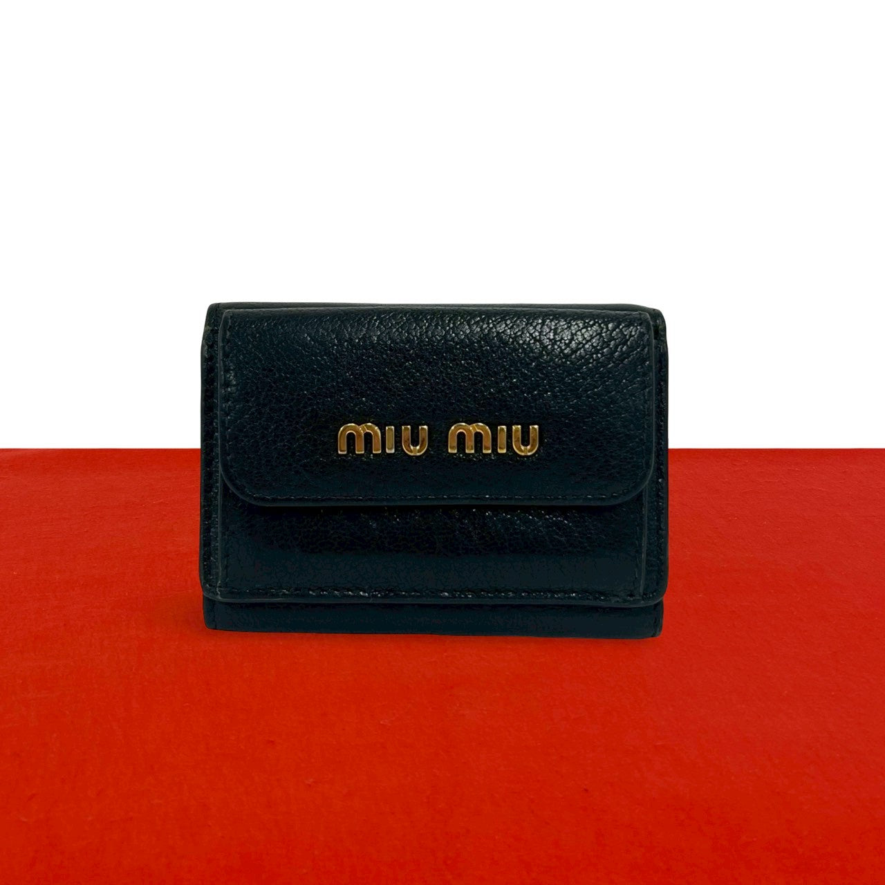 Miu Miu Leather Trifold Wallet
