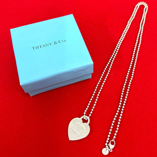 Tiffany&Co. Return to Tiffany Silver Necklace