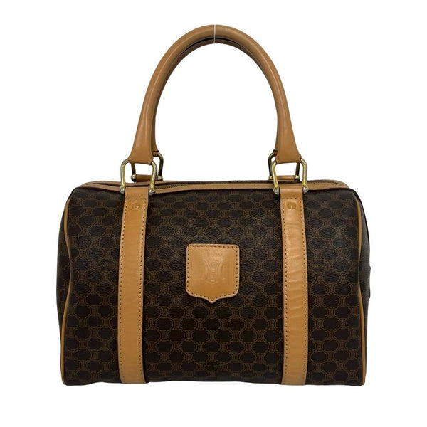 Celine Macadam Triomphe leather handbag