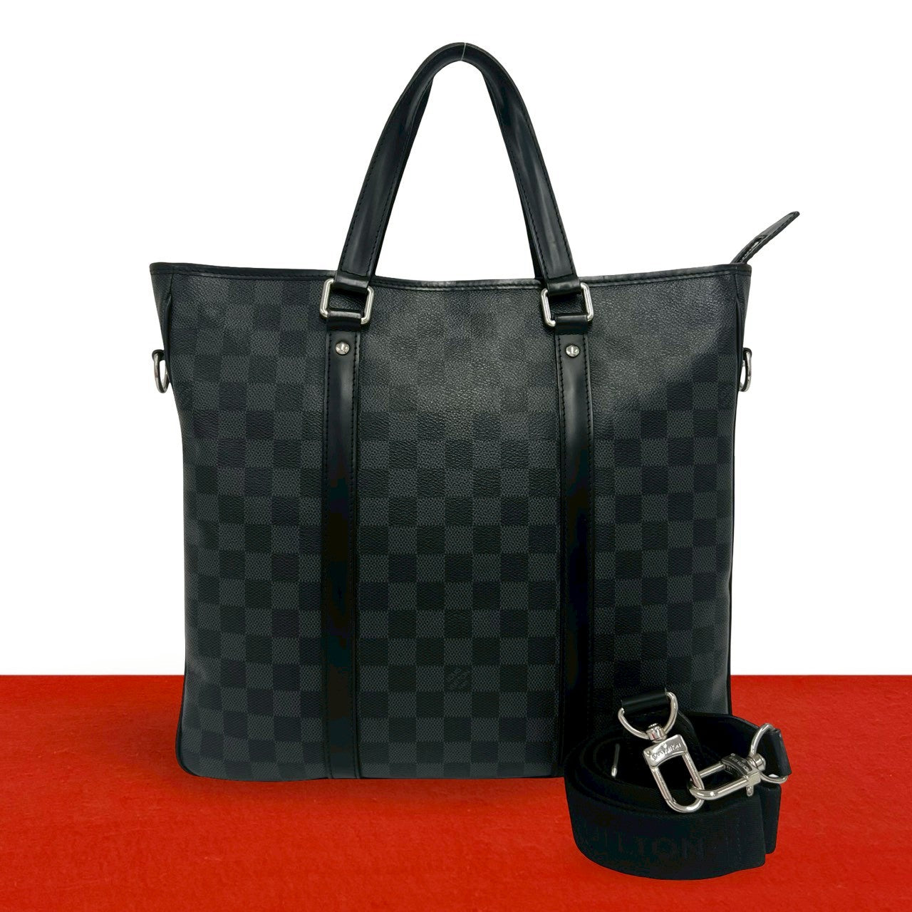 Louis Vuitton Tadao Damier Graphite 2way handbag