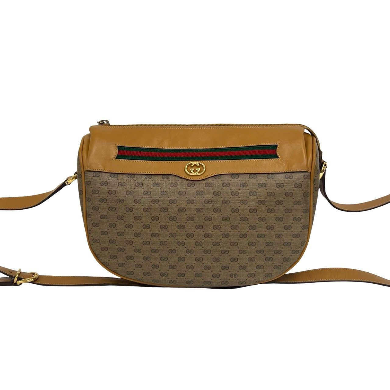 Gucci GG Supreme Leather Shoulder Bag