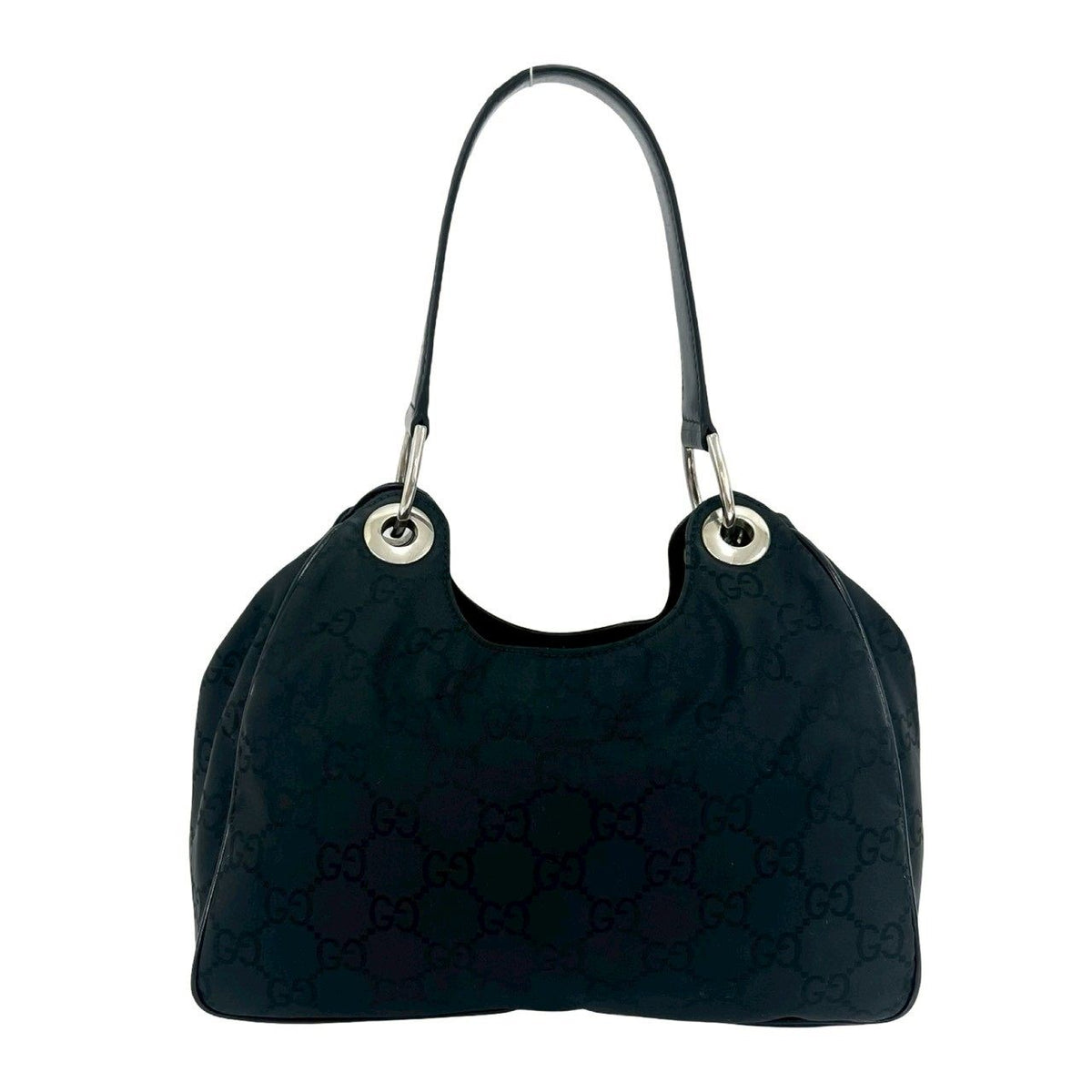 Gucci Nylon Leather Handbag