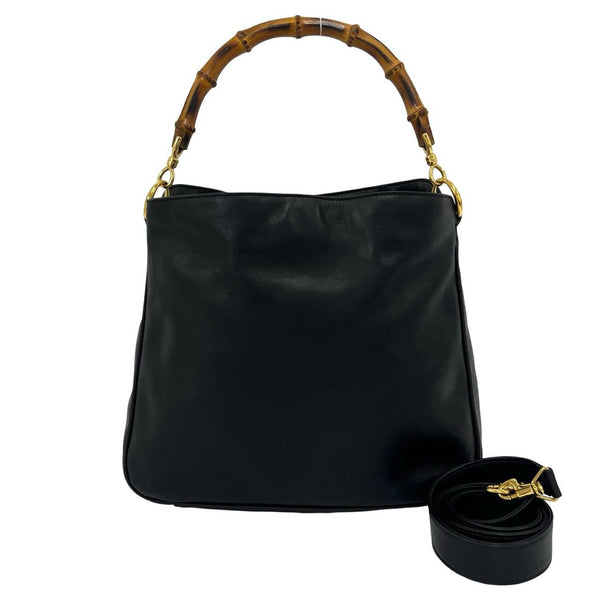 Gucci Bamboo Leather 2way Bag