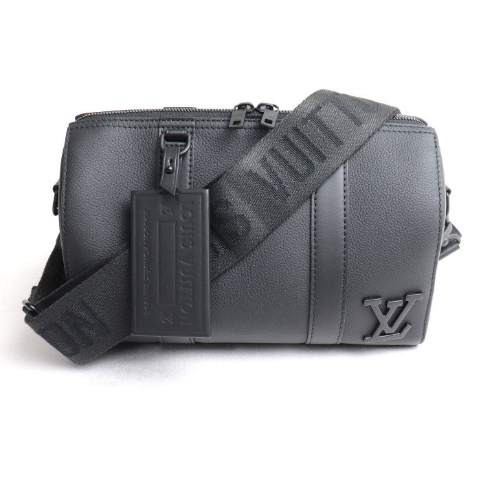 Louis Vuitton City Keepall Aerogram Grained Calf Leather 2way Shoulder Bag