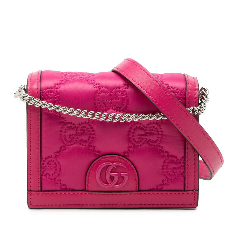 Gucci GG Marmont Matelassé nylon leather shoulder bag
