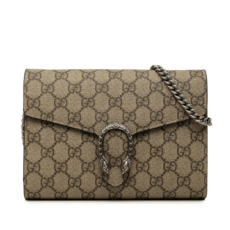 Gucci GG Supreme Dionysus Chain Wallet Shoulder Bag
