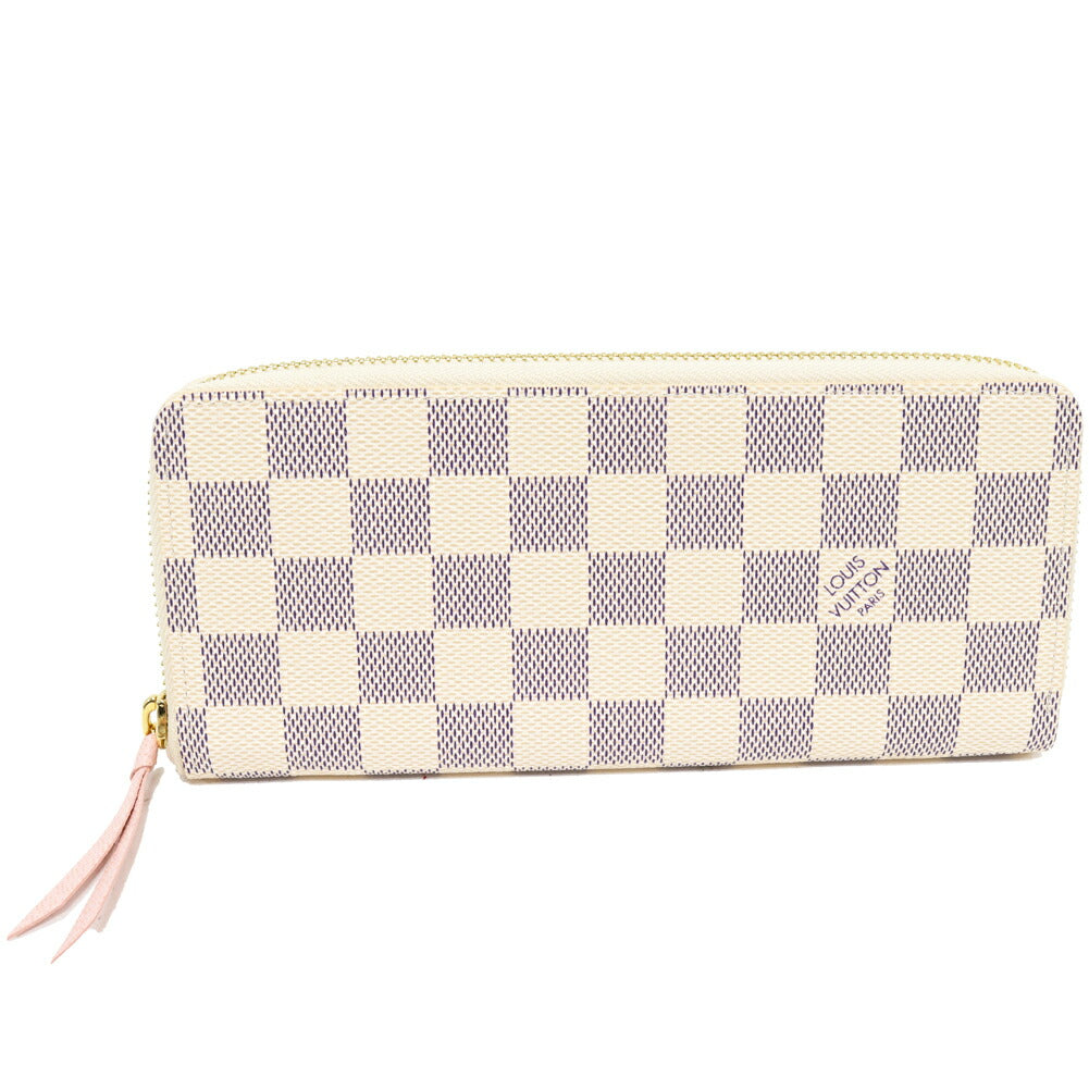 Louis Vuitton Portefeuille Clemence Damier Azur Long Wallet