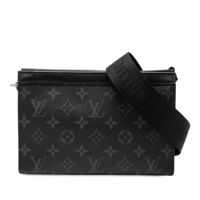 Louis Vuitton Gaston Wearable Wallet Monogram Eclipse Shoulder Bag