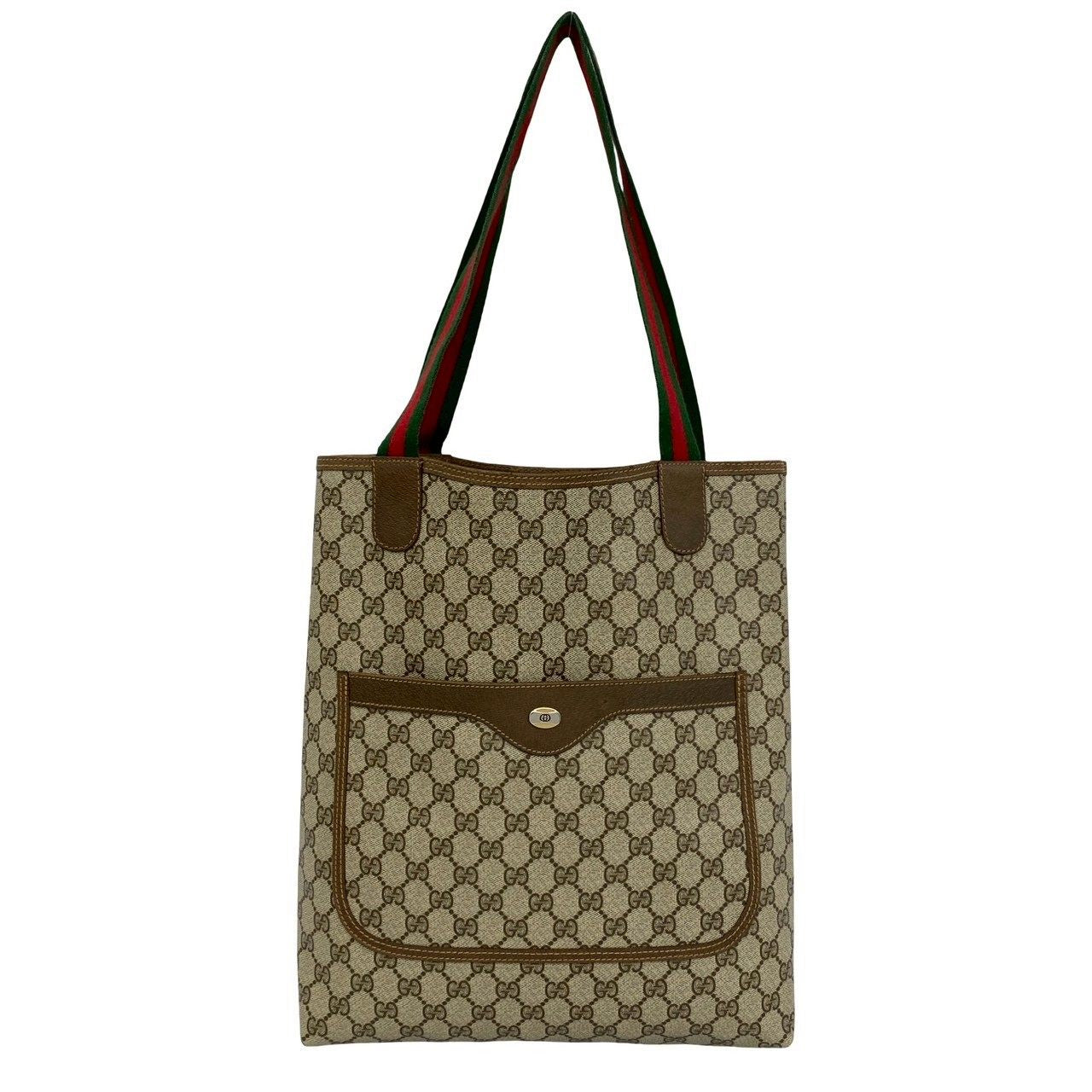 Gucci GG Leather Tote Bag
