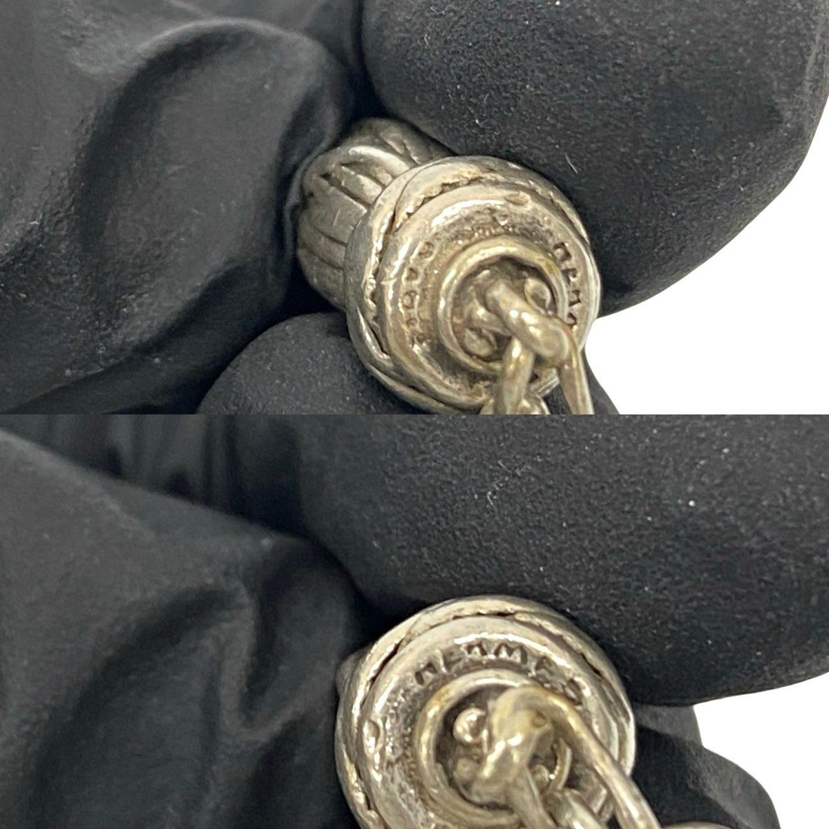 Hermes Silver Scarf Ring