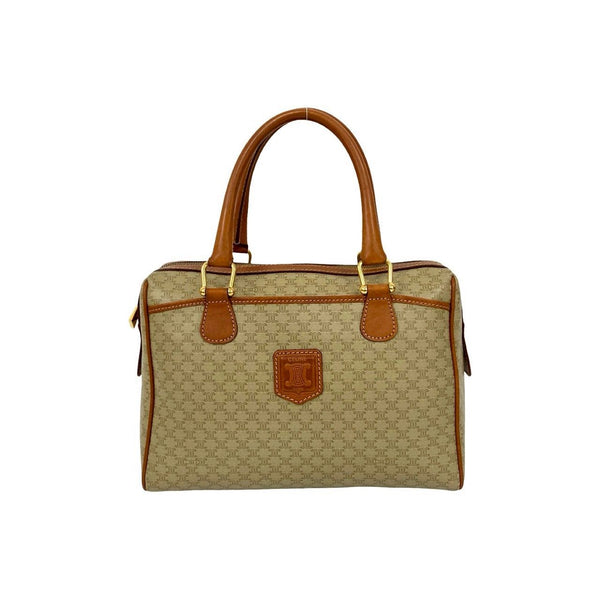 CELINE Macadam Leather Handbag