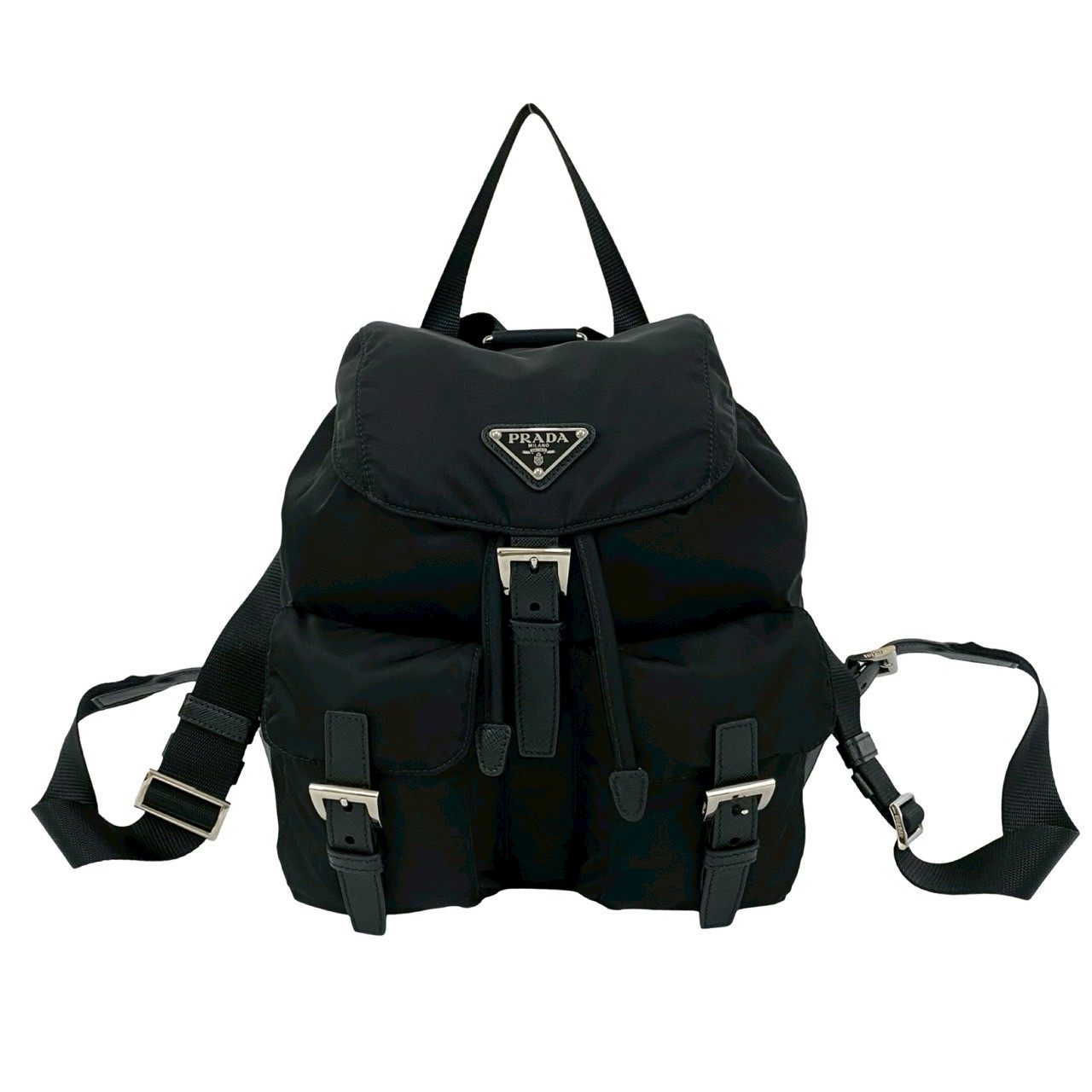 Prada Tessuto Saffiano Leather Backpack