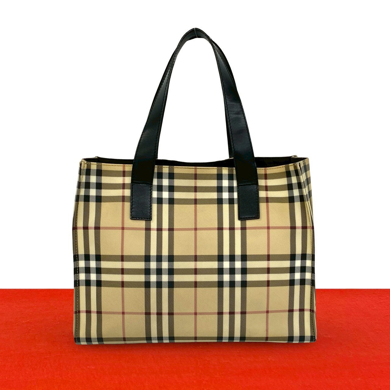 Burberry Leather Tote Bag