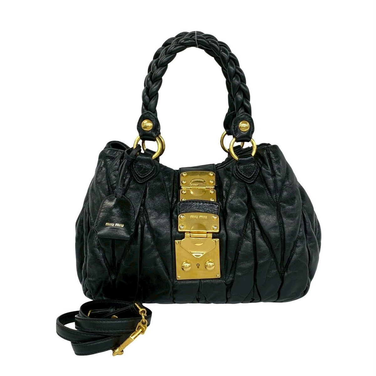 Miu Miu Leather 2way Bag