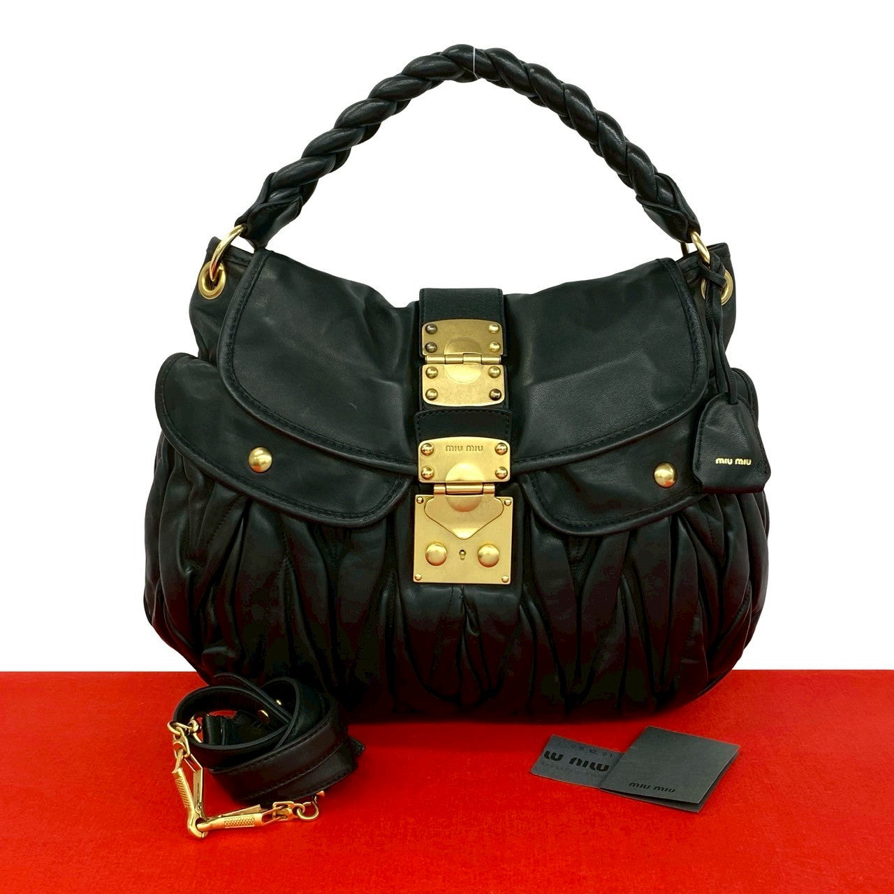 Miu Miu Leather 2way bag