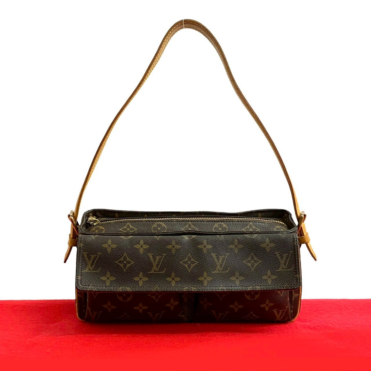 Louis Vuitton Vivasite Monogram Leather Shoulder Bag