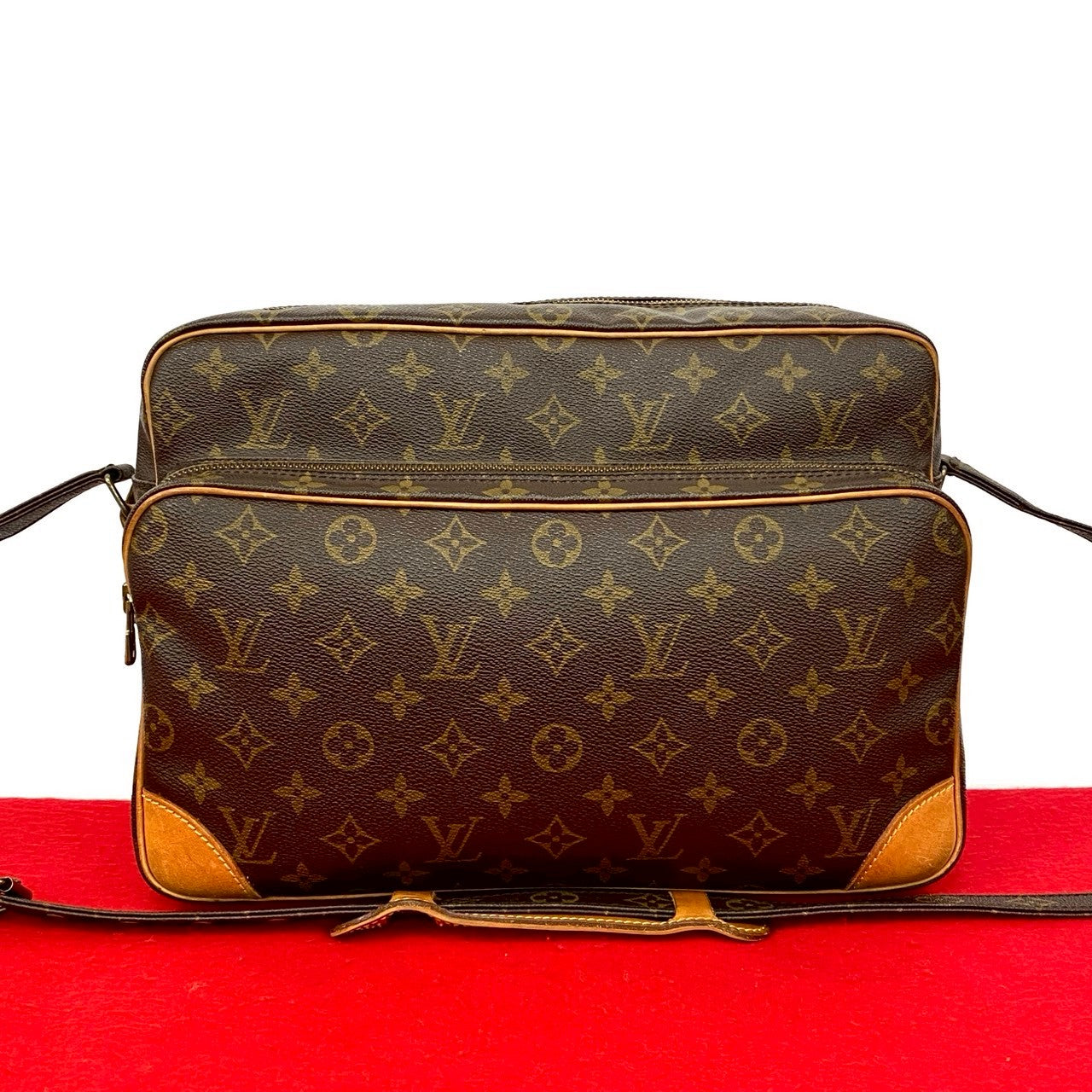 Louis Vuitton Nile Monogram Leather Shoulder Bag