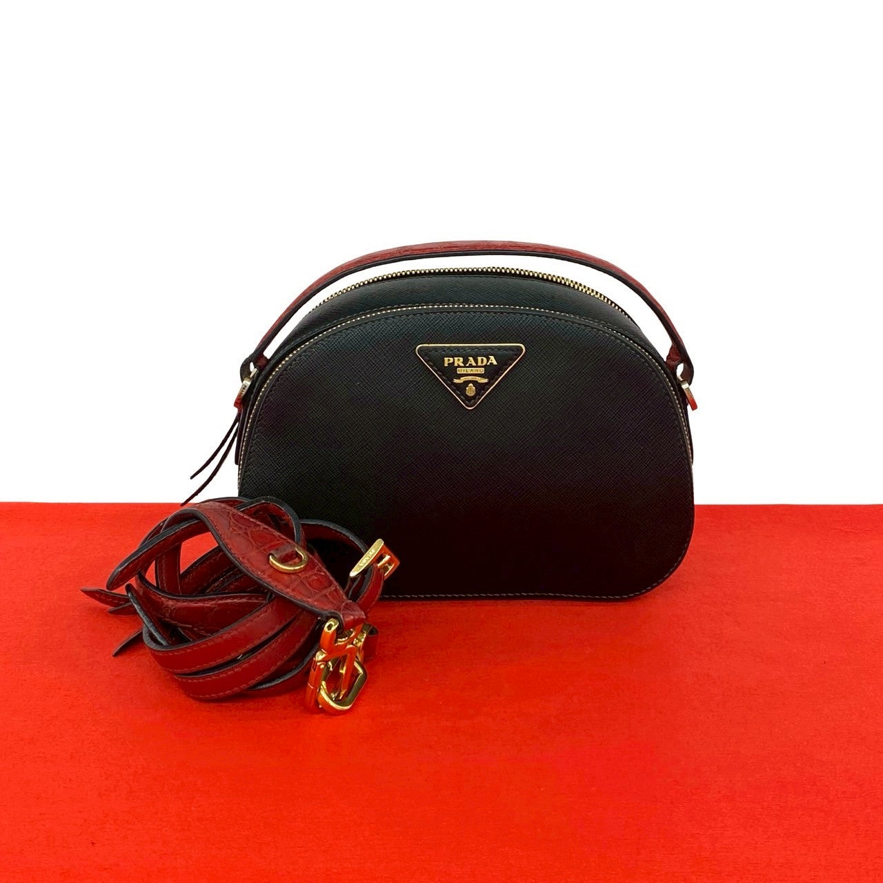Prada Leather 2way Bag