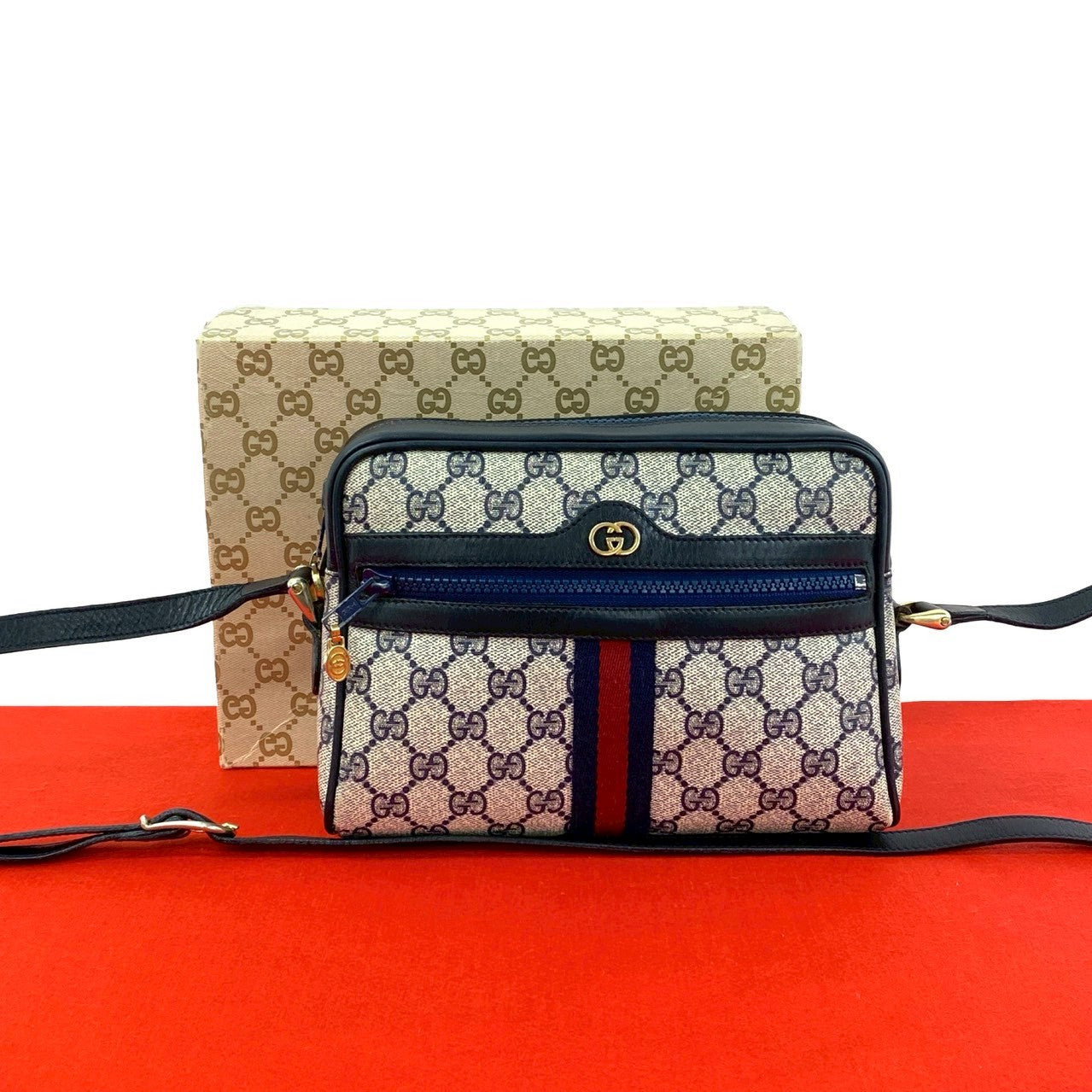 Gucci GG Leather Shoulder Bag