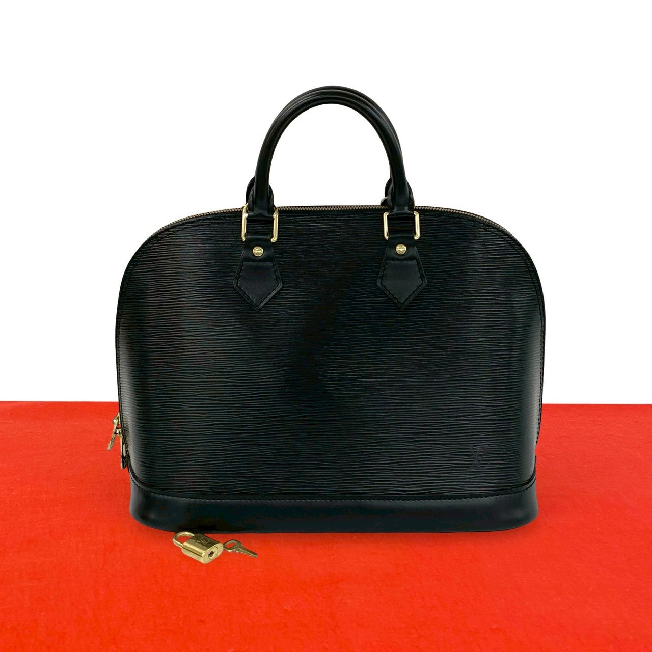 Louis Vuitton Alma Epi Leather Handbag