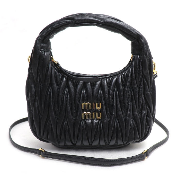 Miu Miu Wander Matelassé Leather 2way Shoulder Bag
