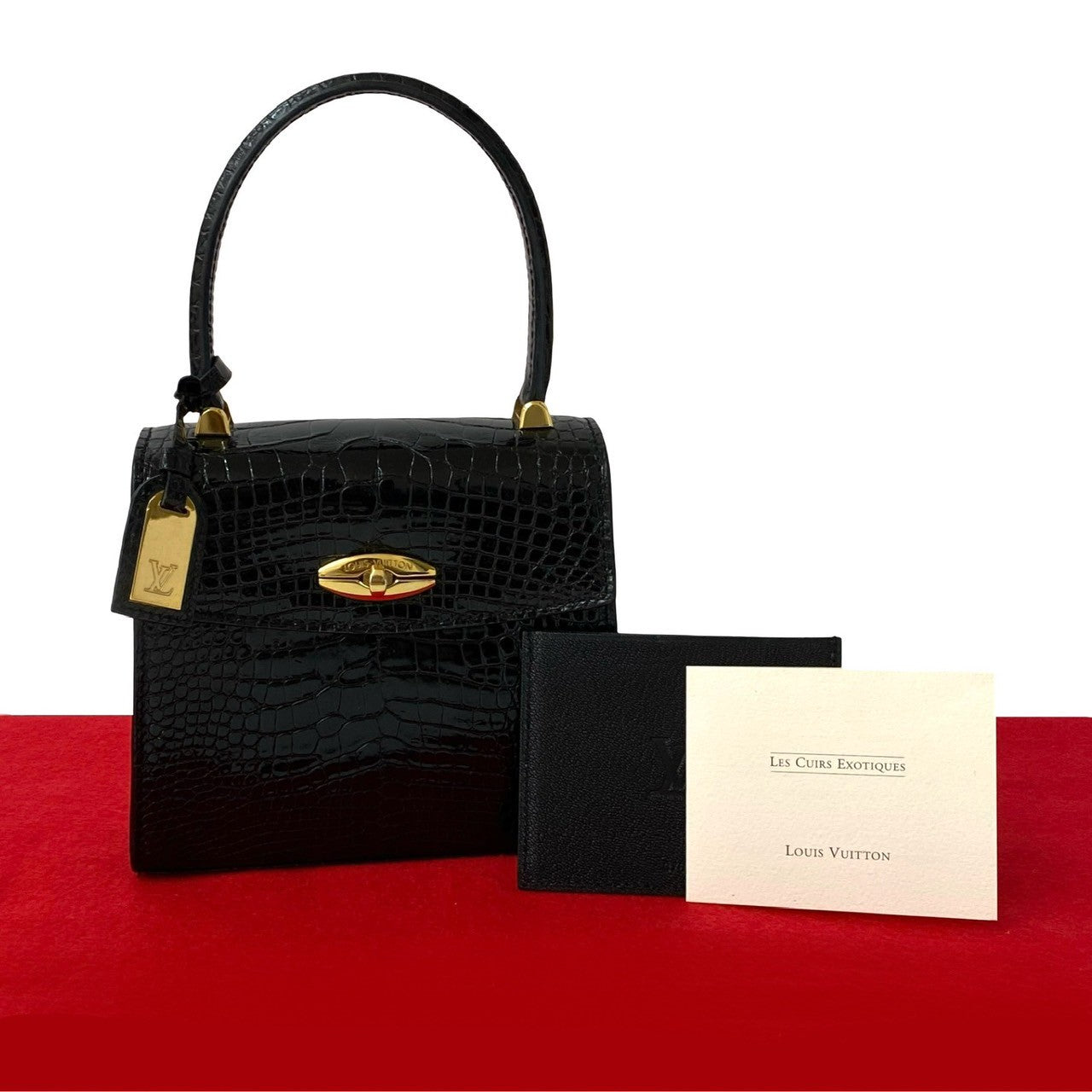 Louis Vuitton Mini Mallette Crocodile Handbag