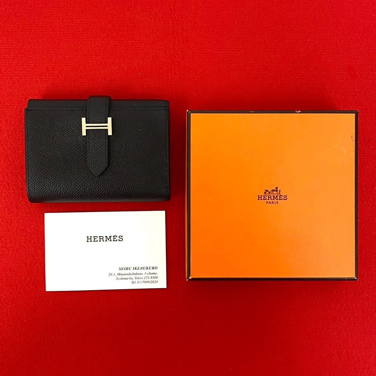 Hermès Béarn Combiné Veau Epsom Wallet
