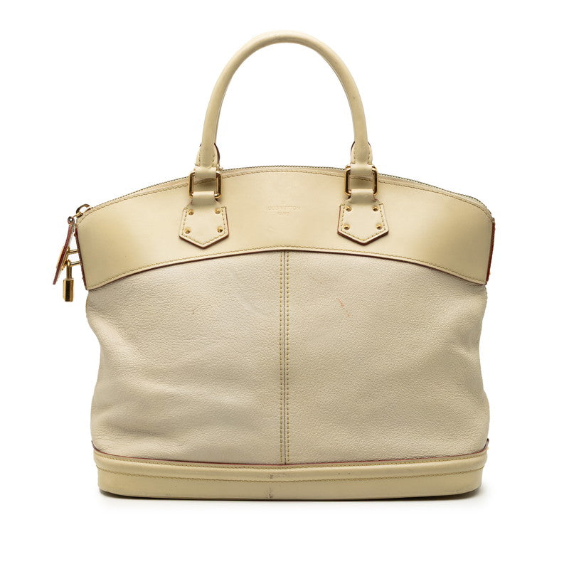Louis Vuitton Lockit MM Leather Handbag