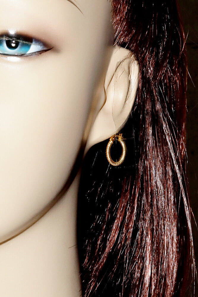 UNOAERRE (Uno A Erre) Hoop Earrings in K18YG Gold