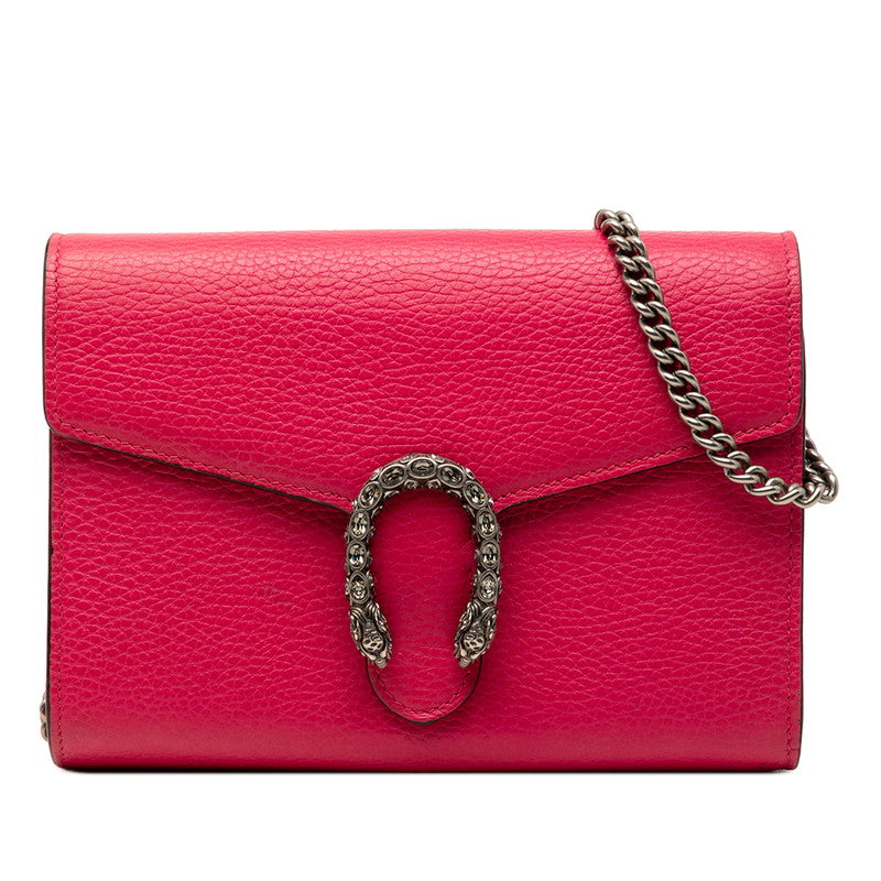 Gucci Dionysus Leather Chain Wallet