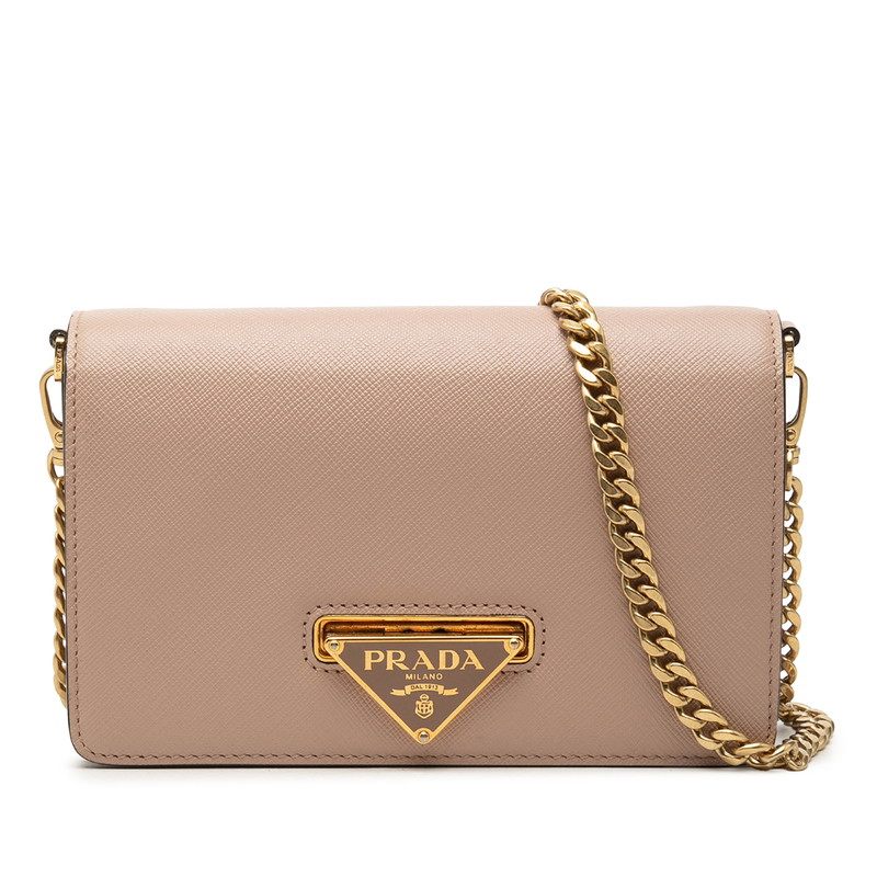 Prada Saffiano Chain Shoulder Bag