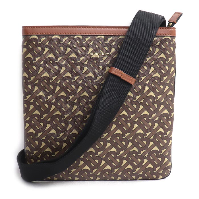 Burberry TB Monogram Leather Shoulder Bag