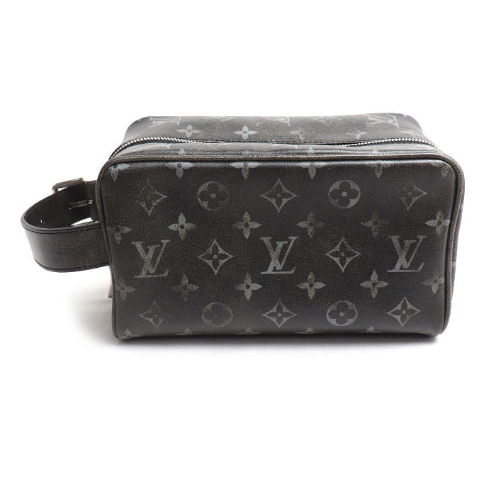 Louis Vuitton Locker Dopp Kit Monogram Brushed Handbag