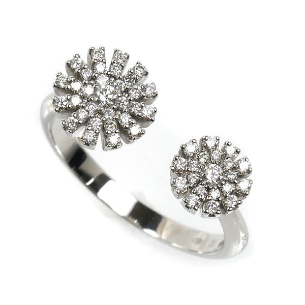 Damiani Margherita Au750 White Gold Ring