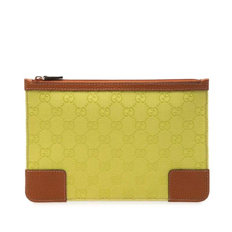 Gucci GG Canvas Clutch Bag