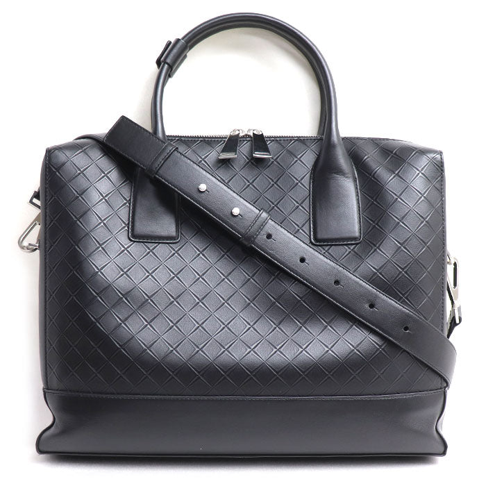 Bottega Veneta Embossed Leather Briefcase