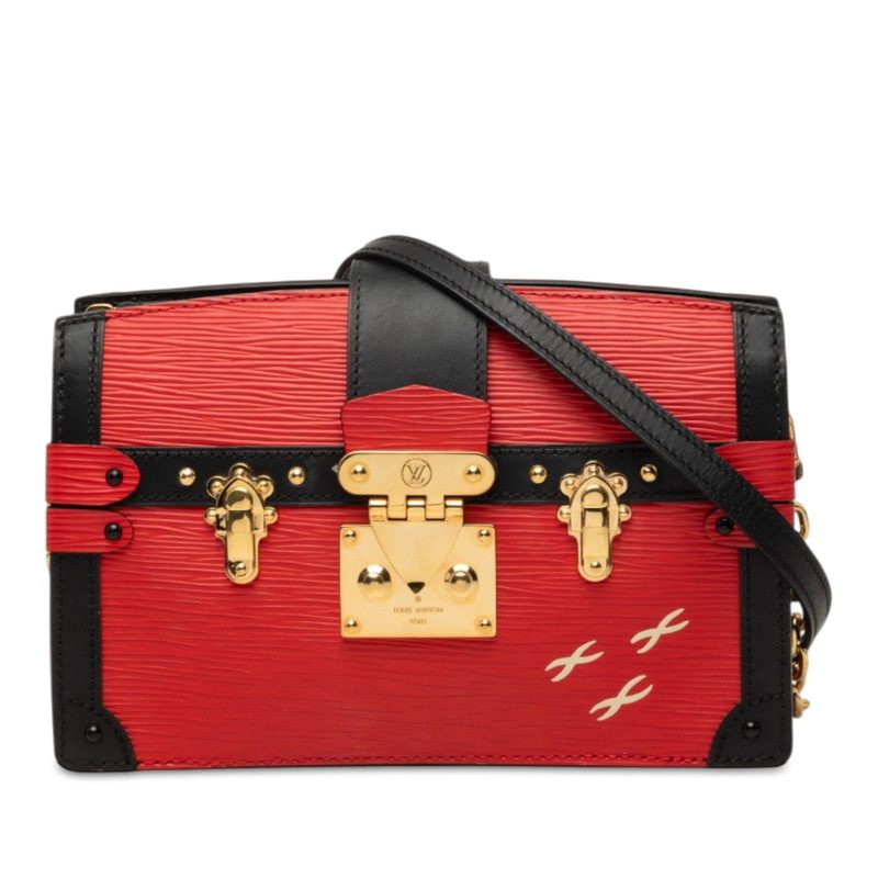 Louis Vuitton Trunk Clutch Epi Shoulder Bag