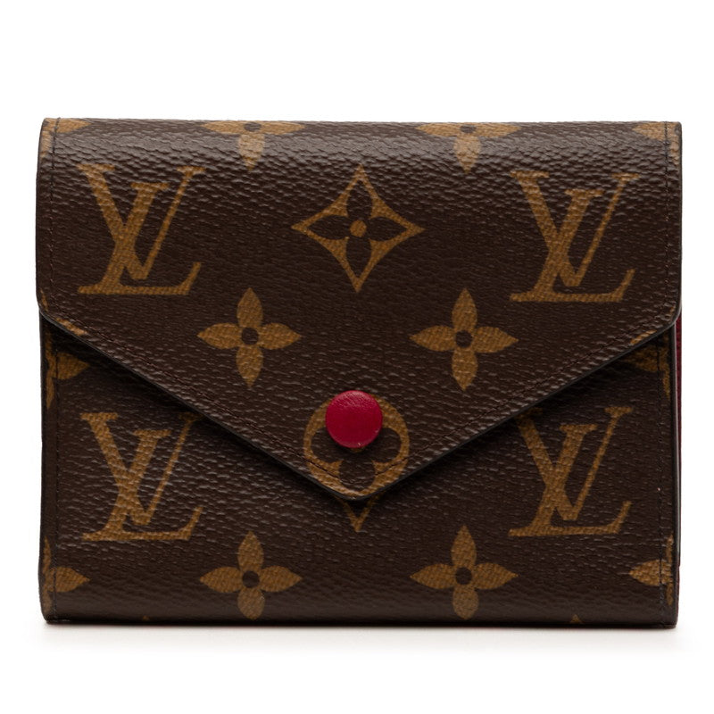 Louis Vuitton Portefeuille Victorine Monogram Trifold Wallet