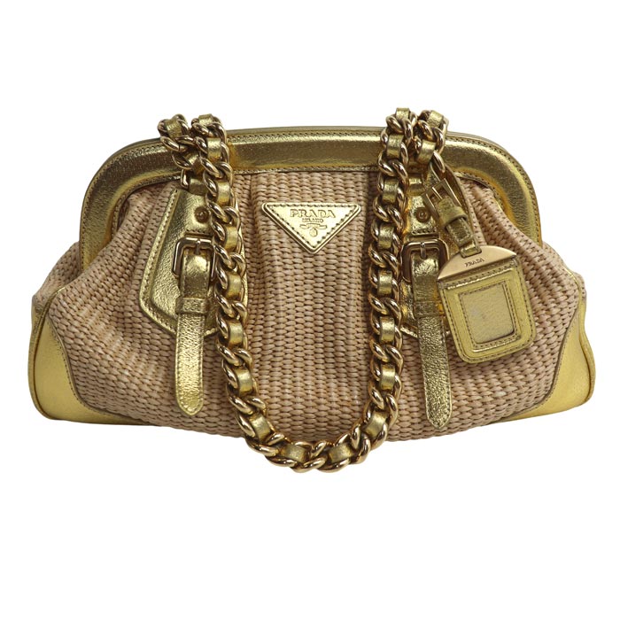 Prada Straw Handbag