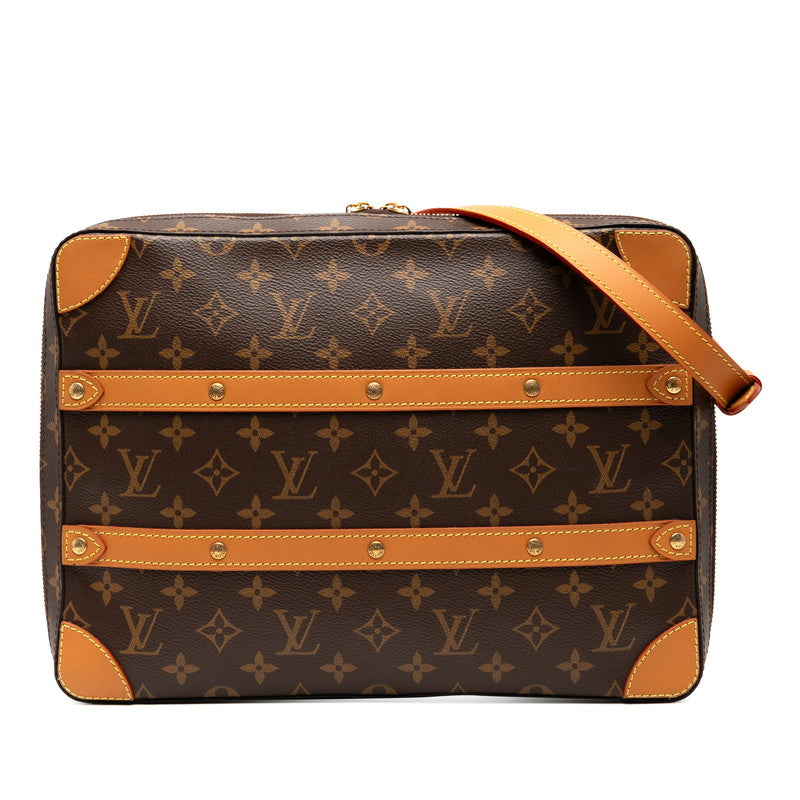 Louis Vuitton Soft Trunk Messenger MM Monogram Shoulder Bag