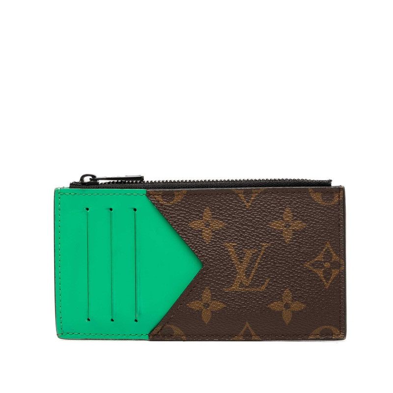 Louis Vuitton Monogram Macassar Coin Card Holder