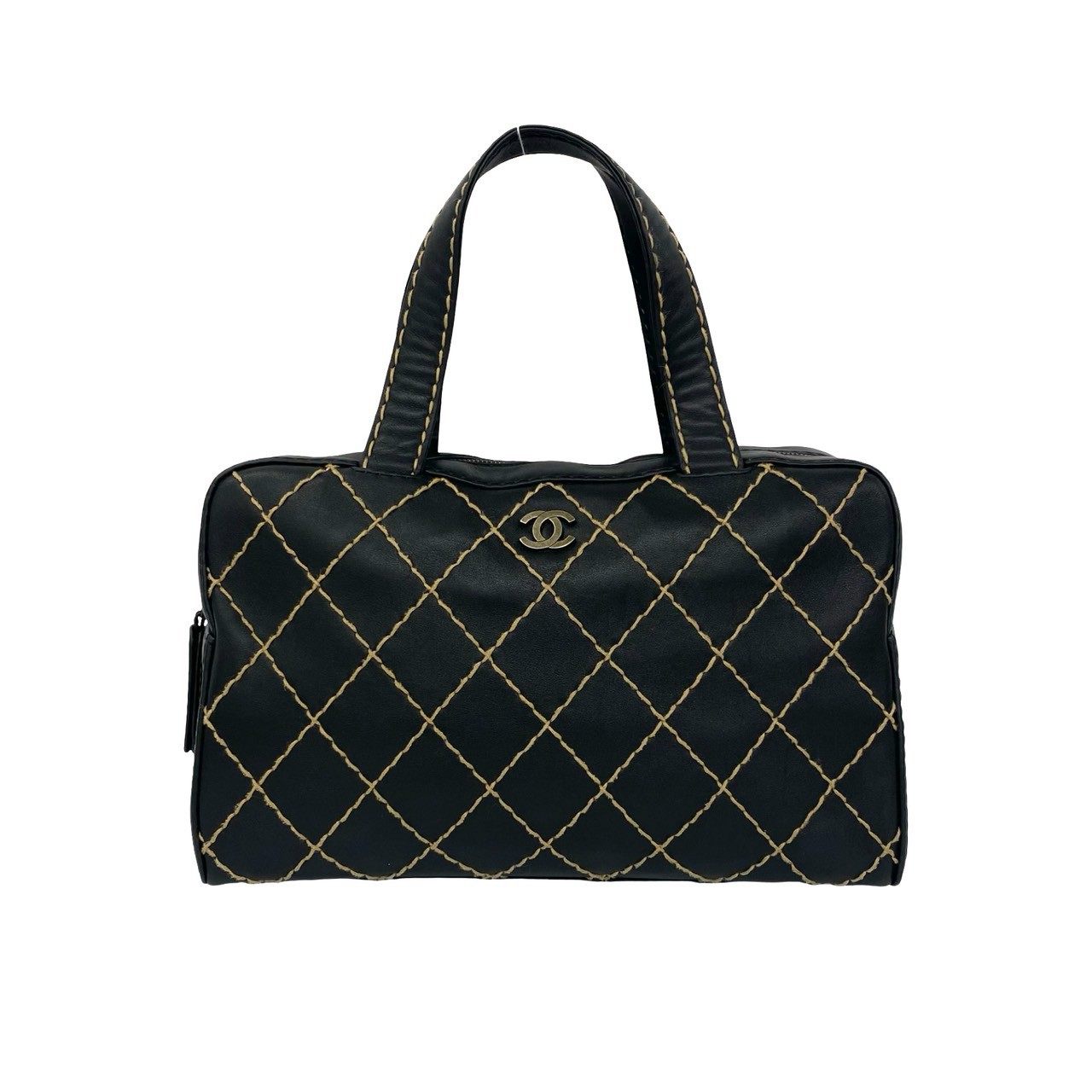 CHANEL Wild Stitch Lambskin Handbag