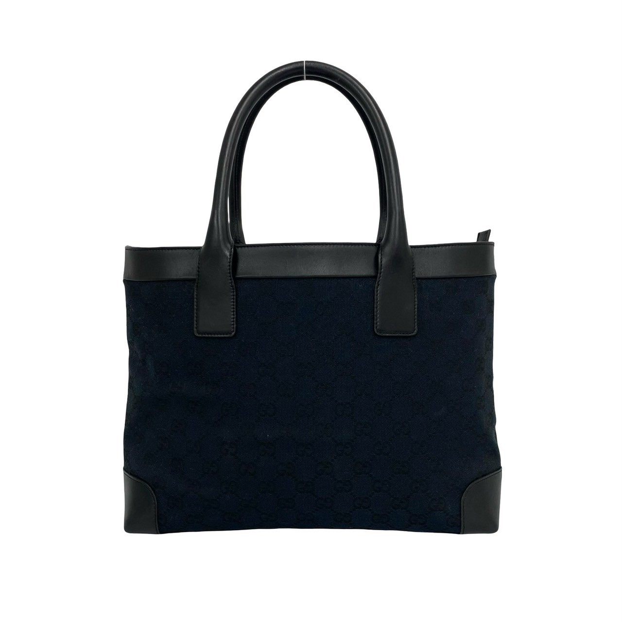 Gucci GG Canvas Leather Handbag